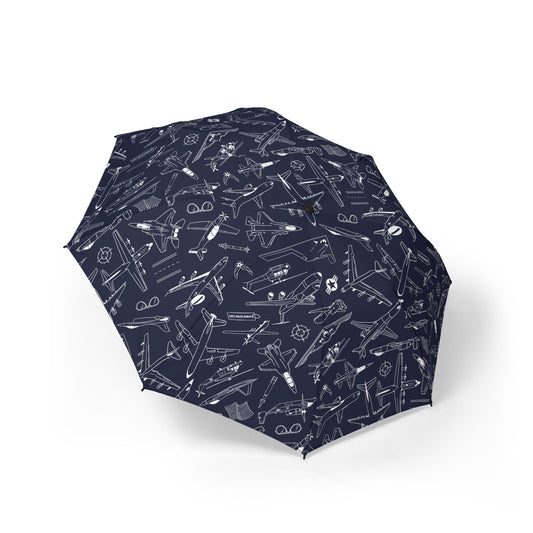 USAF Zoom + Boom -Semi-Automatic Foldable Umbrella