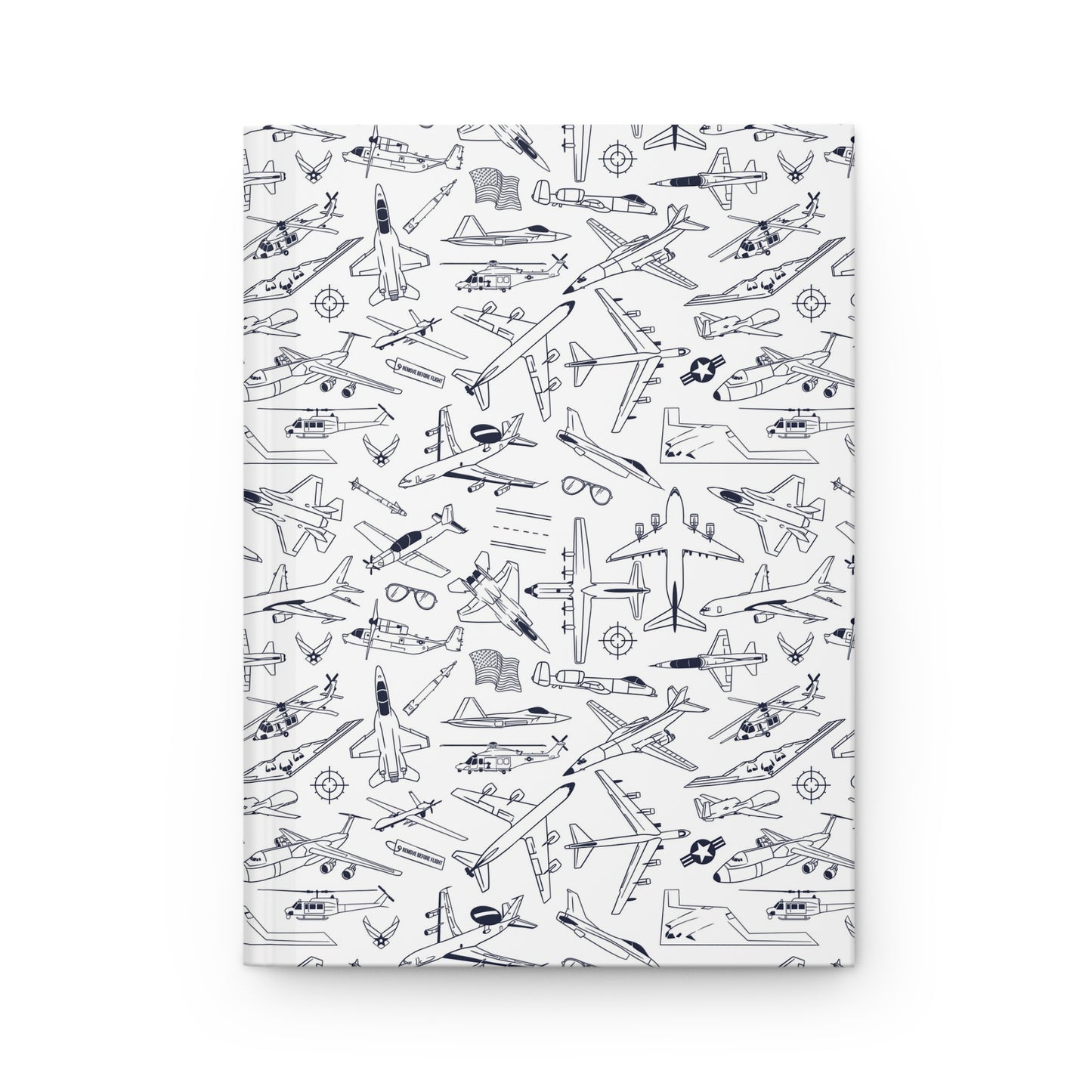 USAF Zoom + Boom Hardcover Journal/Notebook