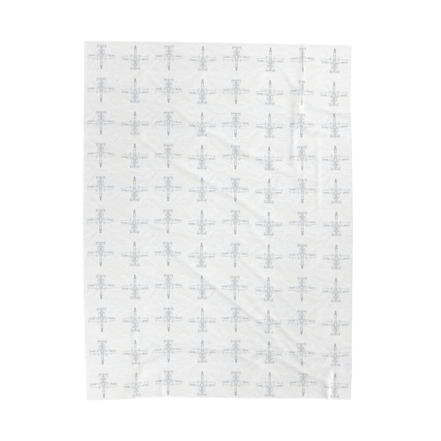 Lil Posh Shop blueprint Fighter Jet Blanket