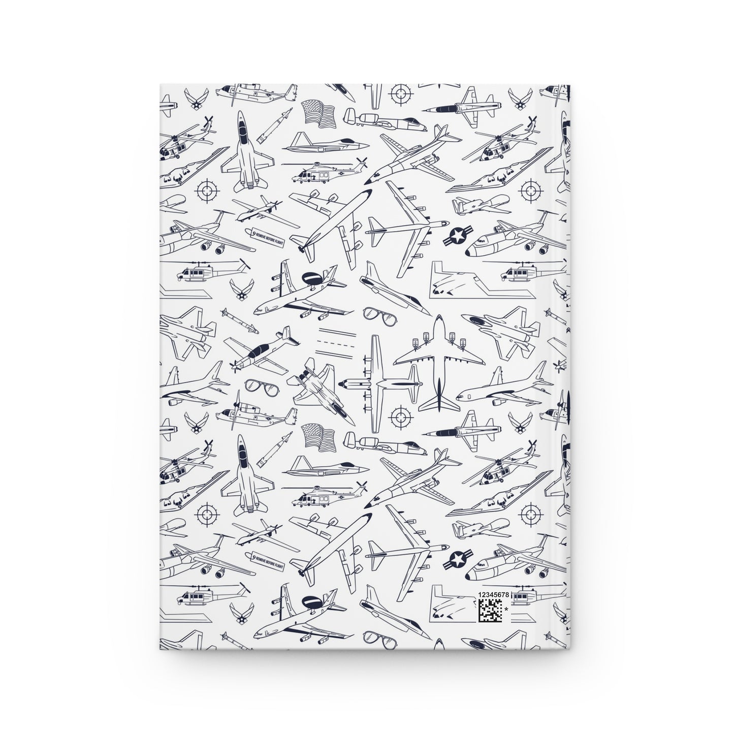 USAF Zoom + Boom Hardcover Journal/Notebook