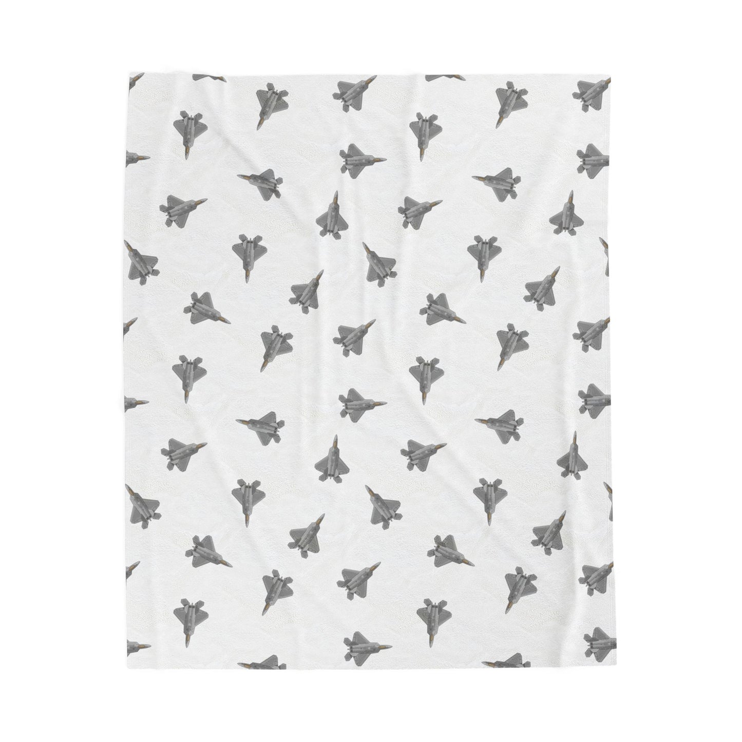 F-22 Raptor Lil Pilot Pastels Collection Plush Blanket (3 sizes)
