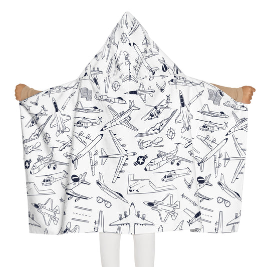 USAF Zoom + Boom-Youth Hooded Towel