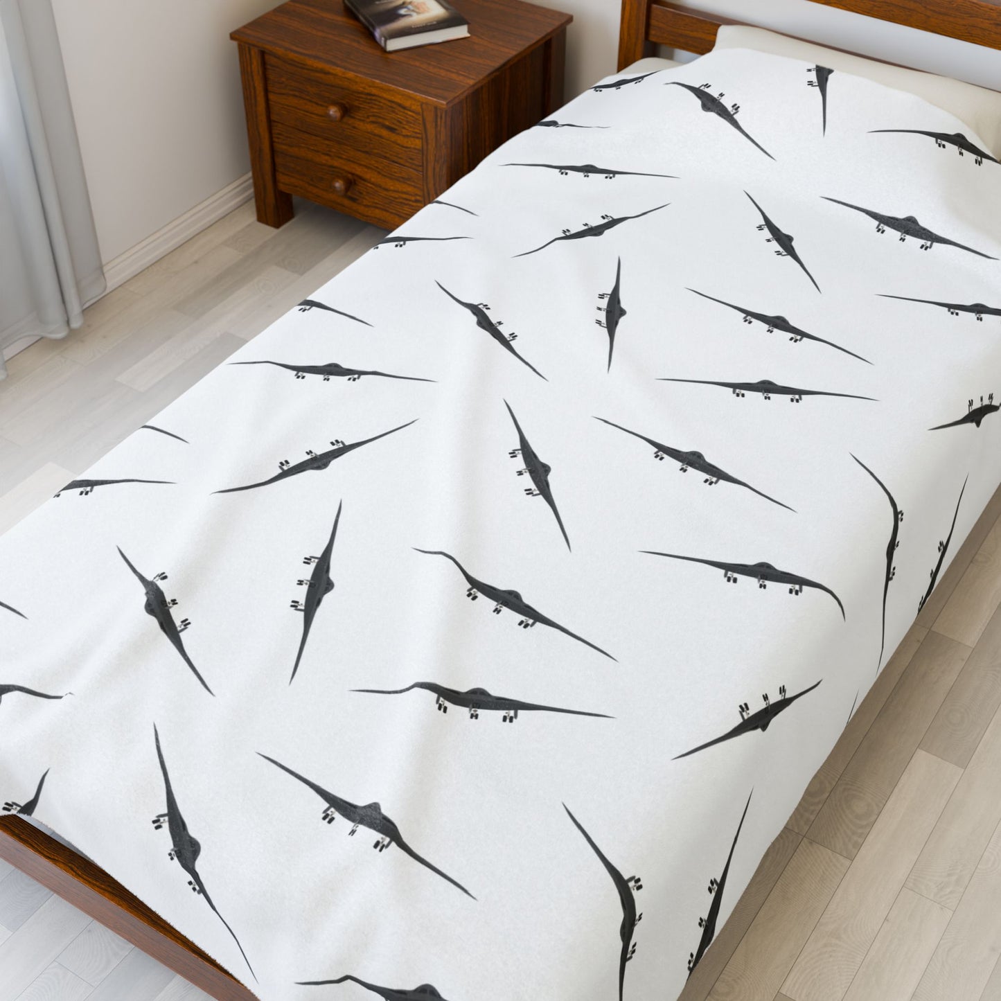 B-21 Raider Lil Pilots Collection Plush Blanket (3 sizes)
