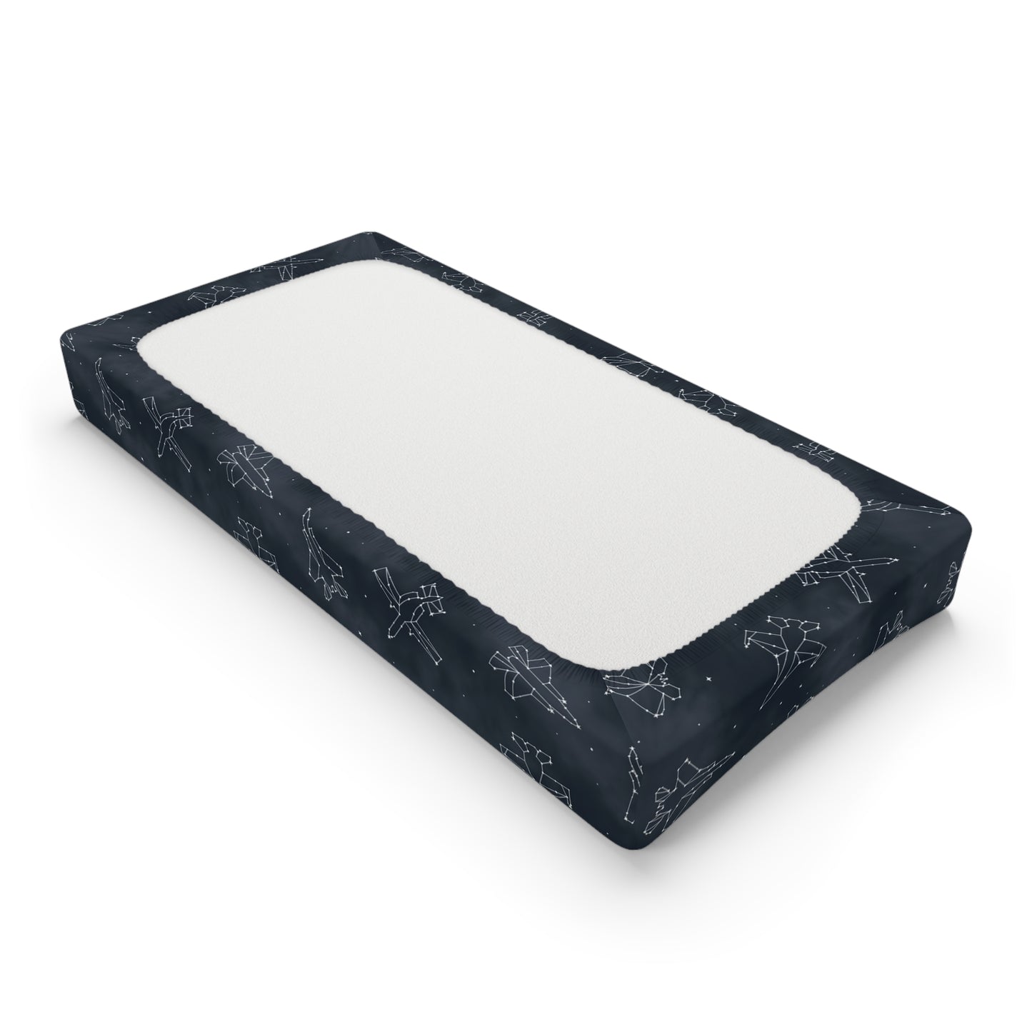 Starry Jet Night Baby Changing Pad Cover