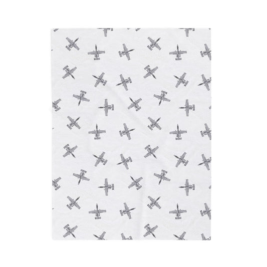 A-10 Warthog Lil Pilots Collection Plush Blanket (30" X 40" Baby/Toddler)