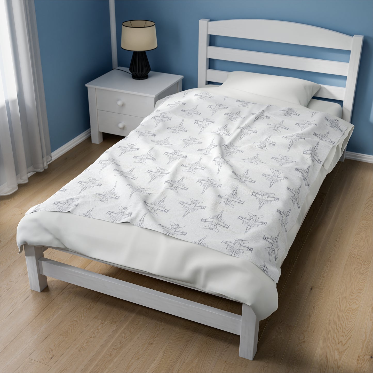 EA-18G_Growler_Blueprint_Plush_Blanket_Mock_up