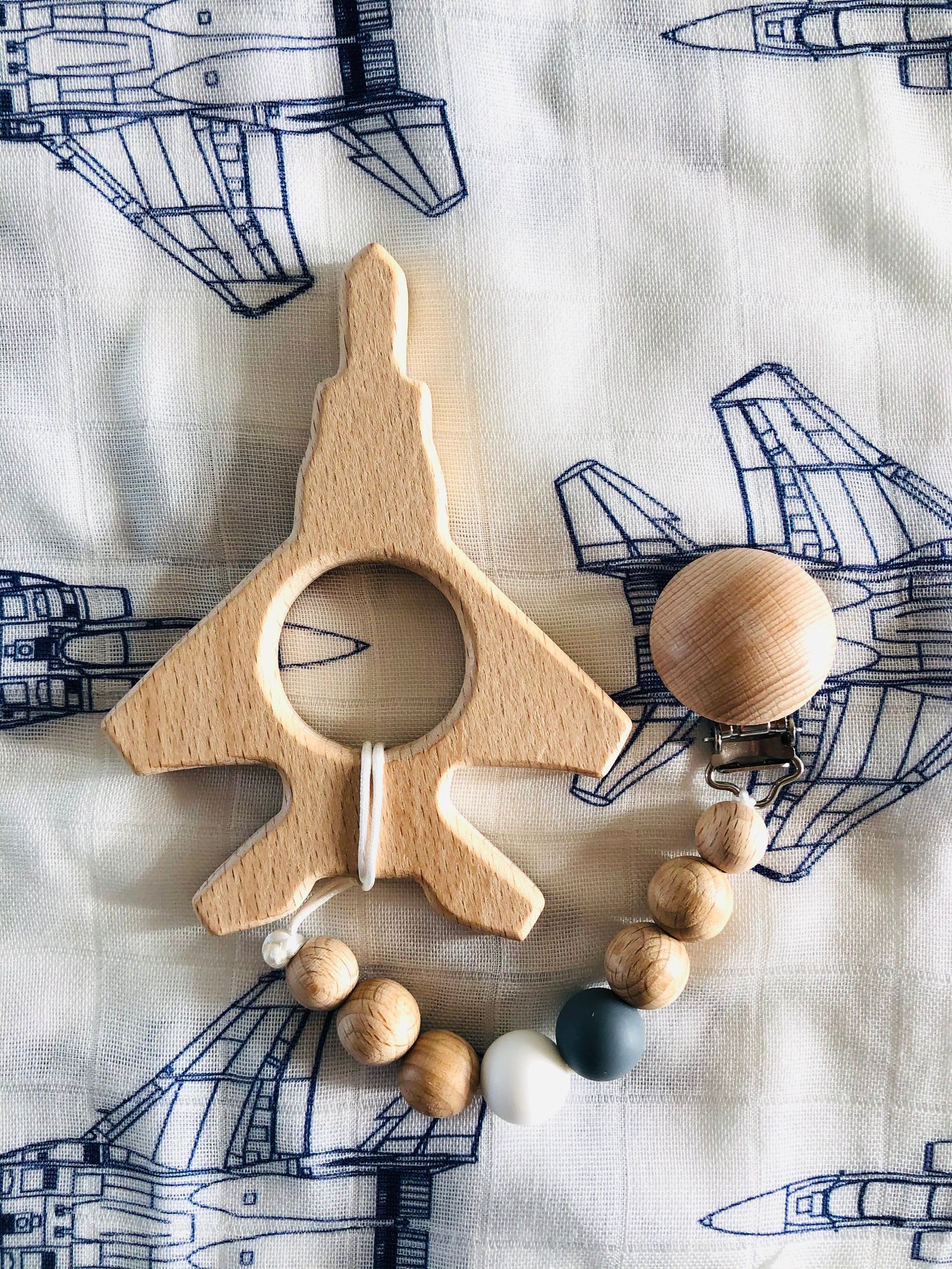 F-15_Fighter_Jet_Wooden_Teether_Toy