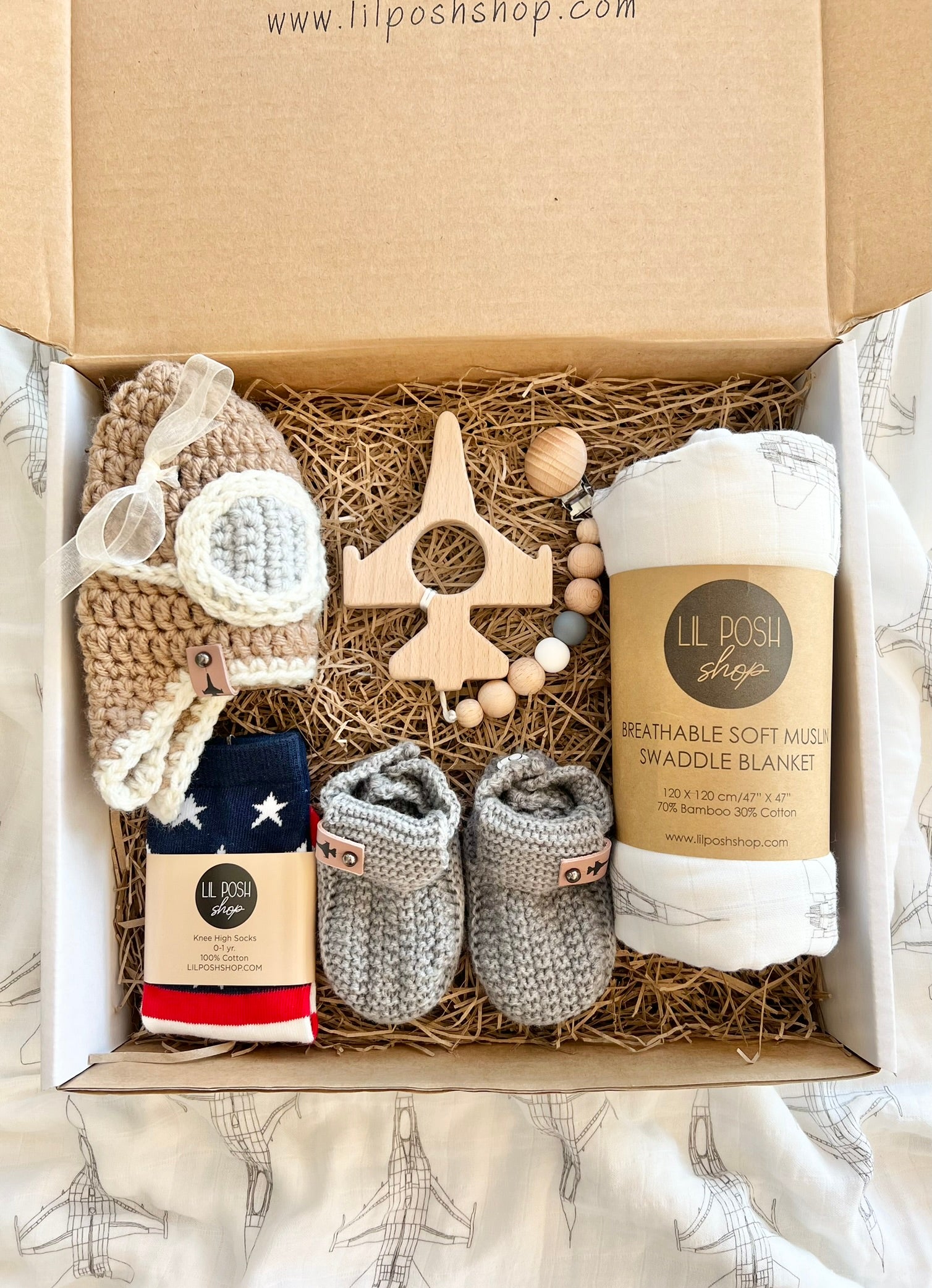 F-16_Fighter_Jet_Viper_Blueprint_Baby_Gift_Set-grey_girl