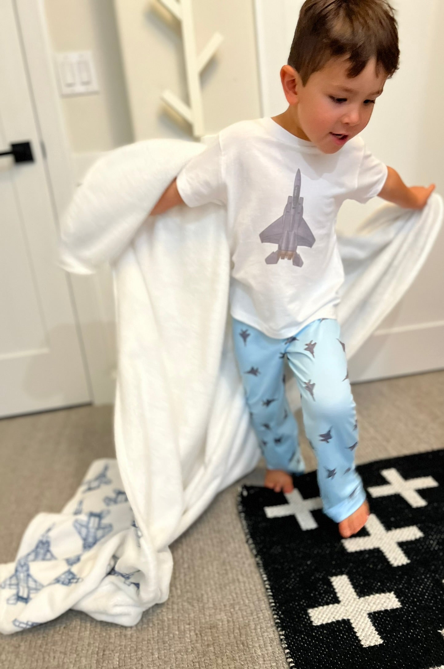 Lil Pilot Pastels-F-15 Fighter Jet Top