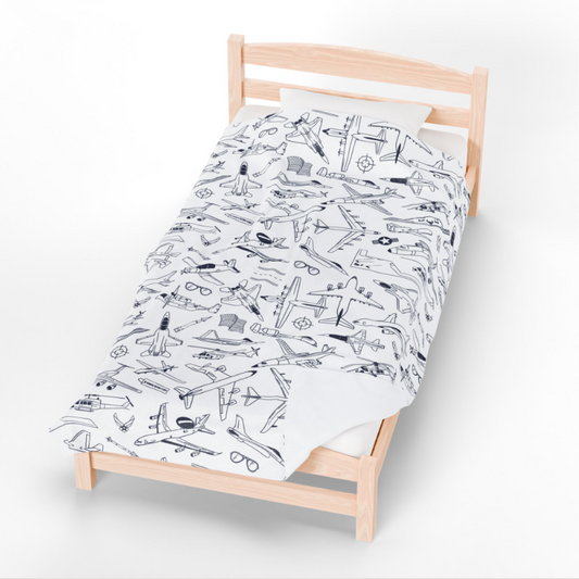 USAF Zoom + Boom Plush Blanket (50" X 60" Couch Throw)