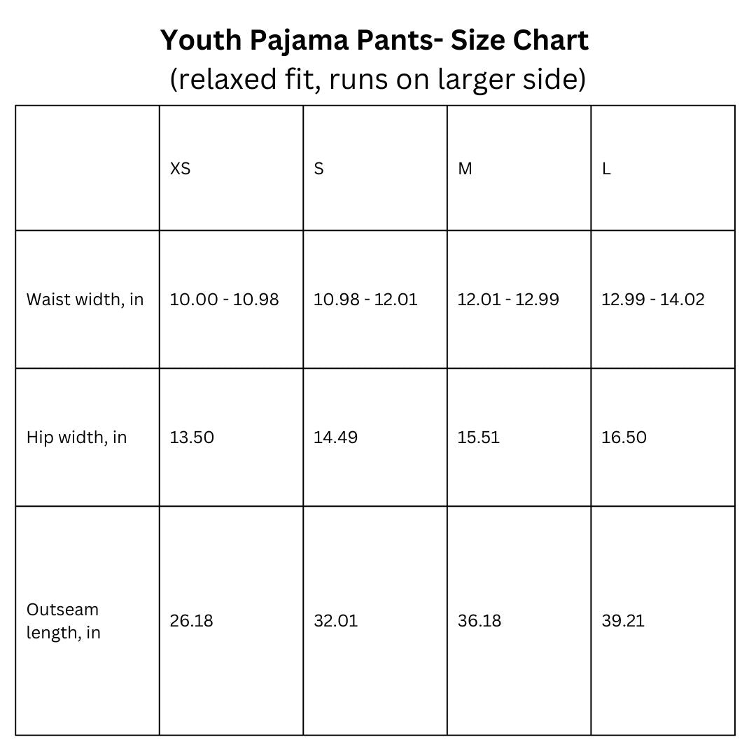 USAF Zoom + Boom Youth Pajama Pants (size XS to Large)