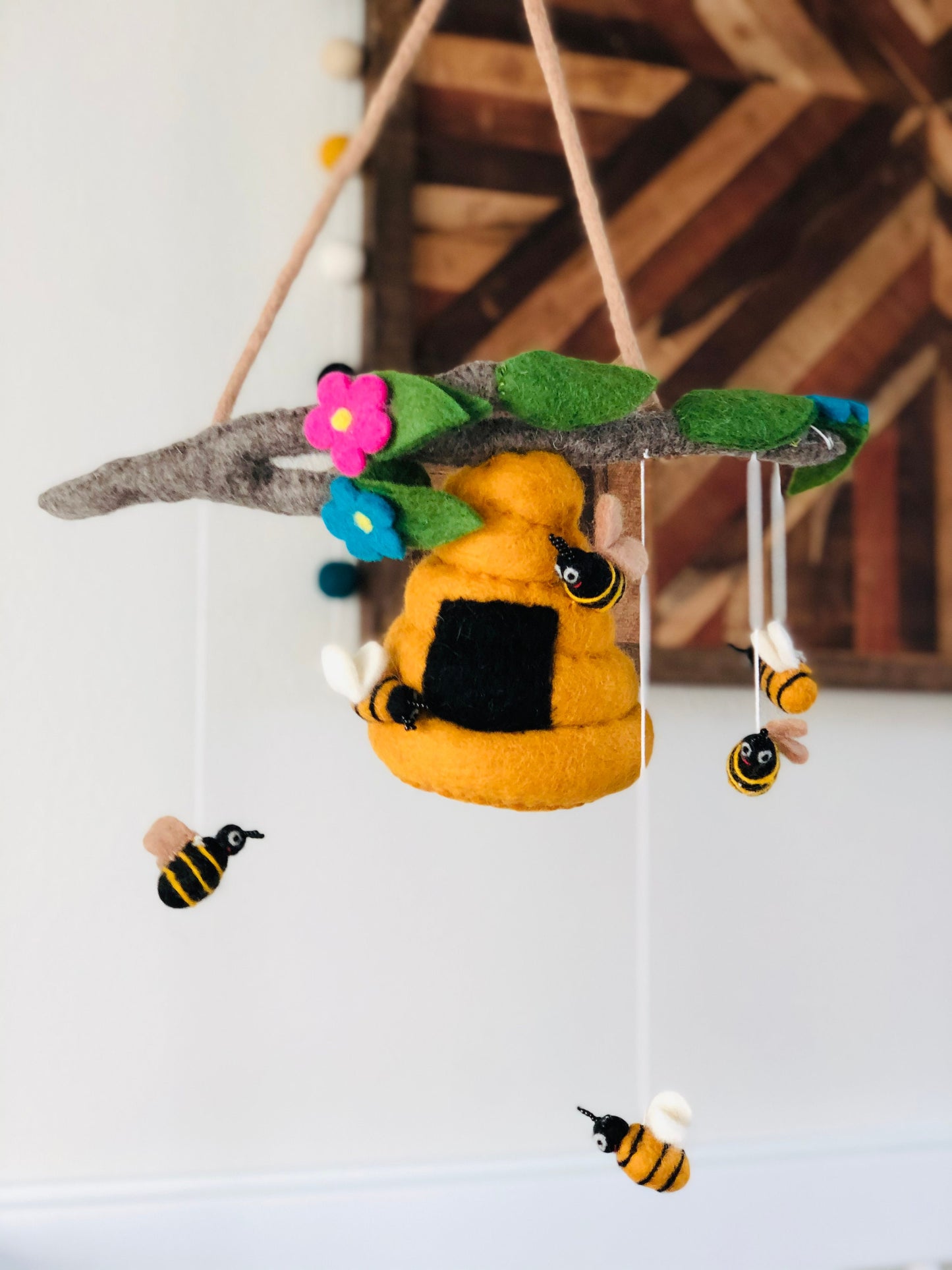 Lil Honey Beehive Baby Mobile