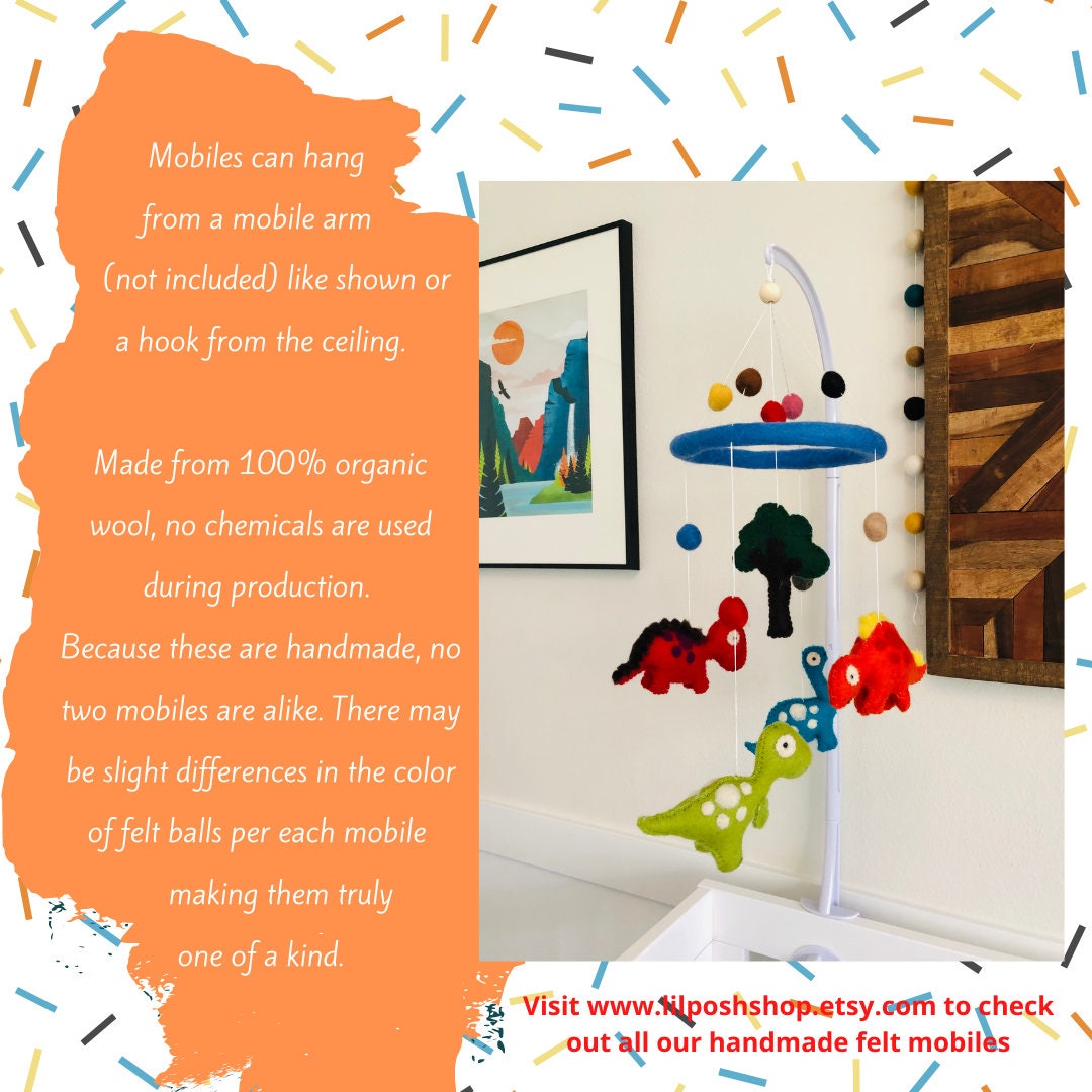 Lil Jungle Felt Baby Mobile