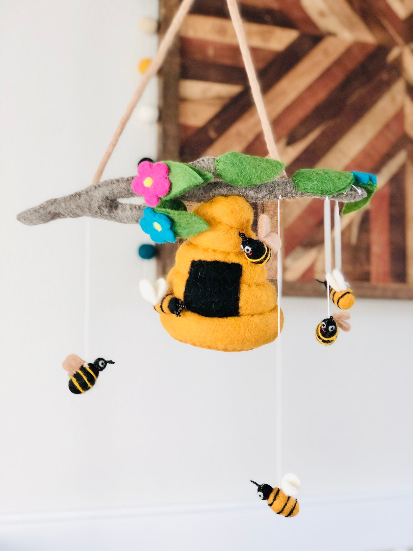 Lil Honey Beehive Baby Mobile
