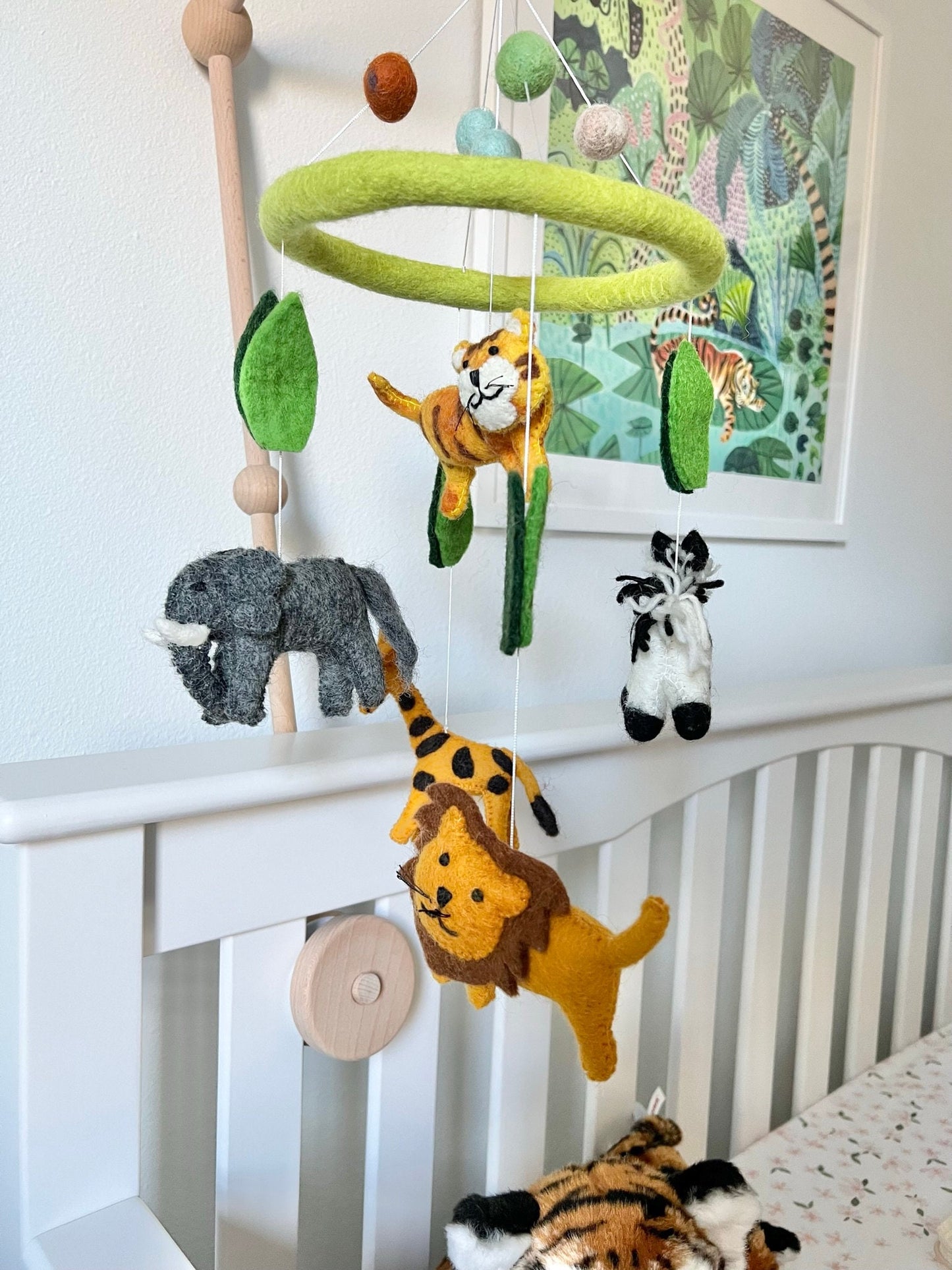 Lil Jungle Felt Baby Mobile