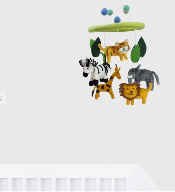 Lil Jungle Felt Baby Mobile