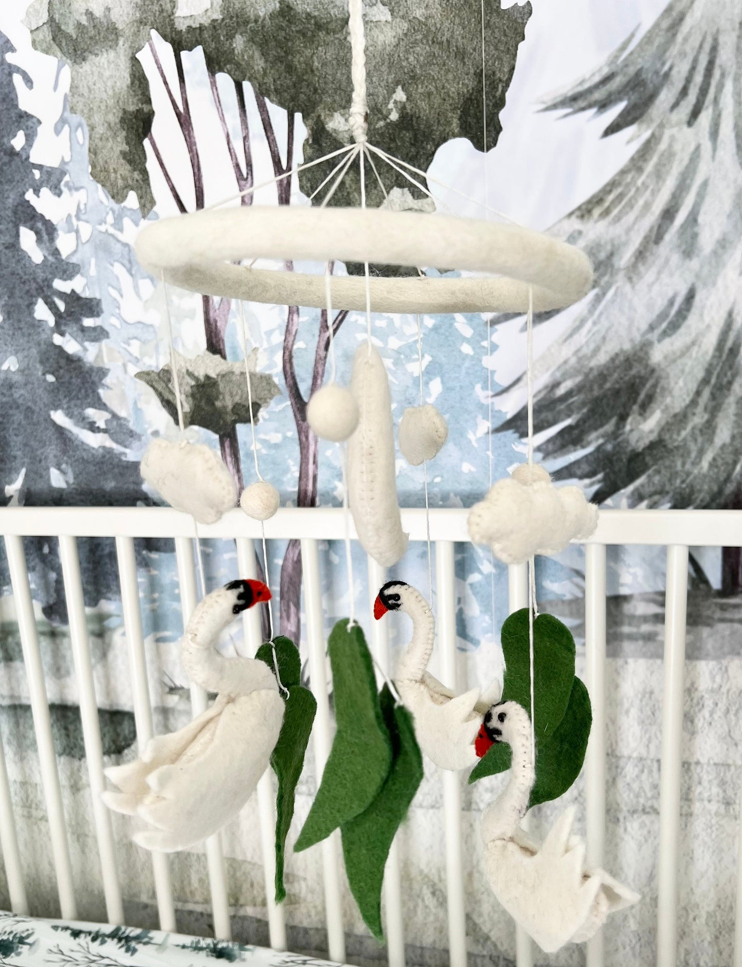 Lil Swan Baby Mobile