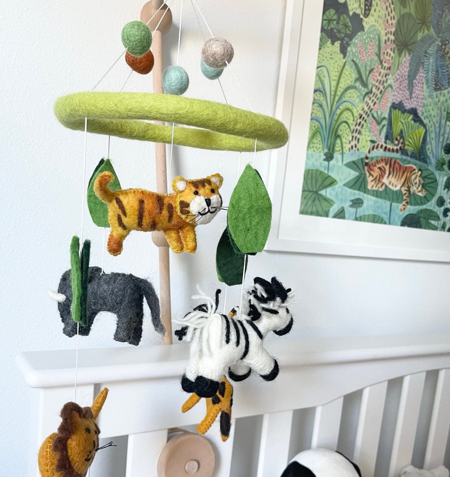 Lil Jungle Felt Baby Mobile