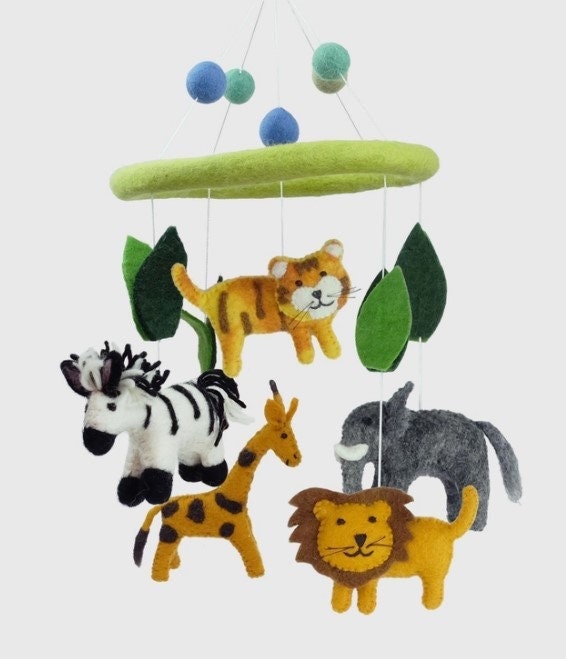 Lil Jungle Felt Baby Mobile