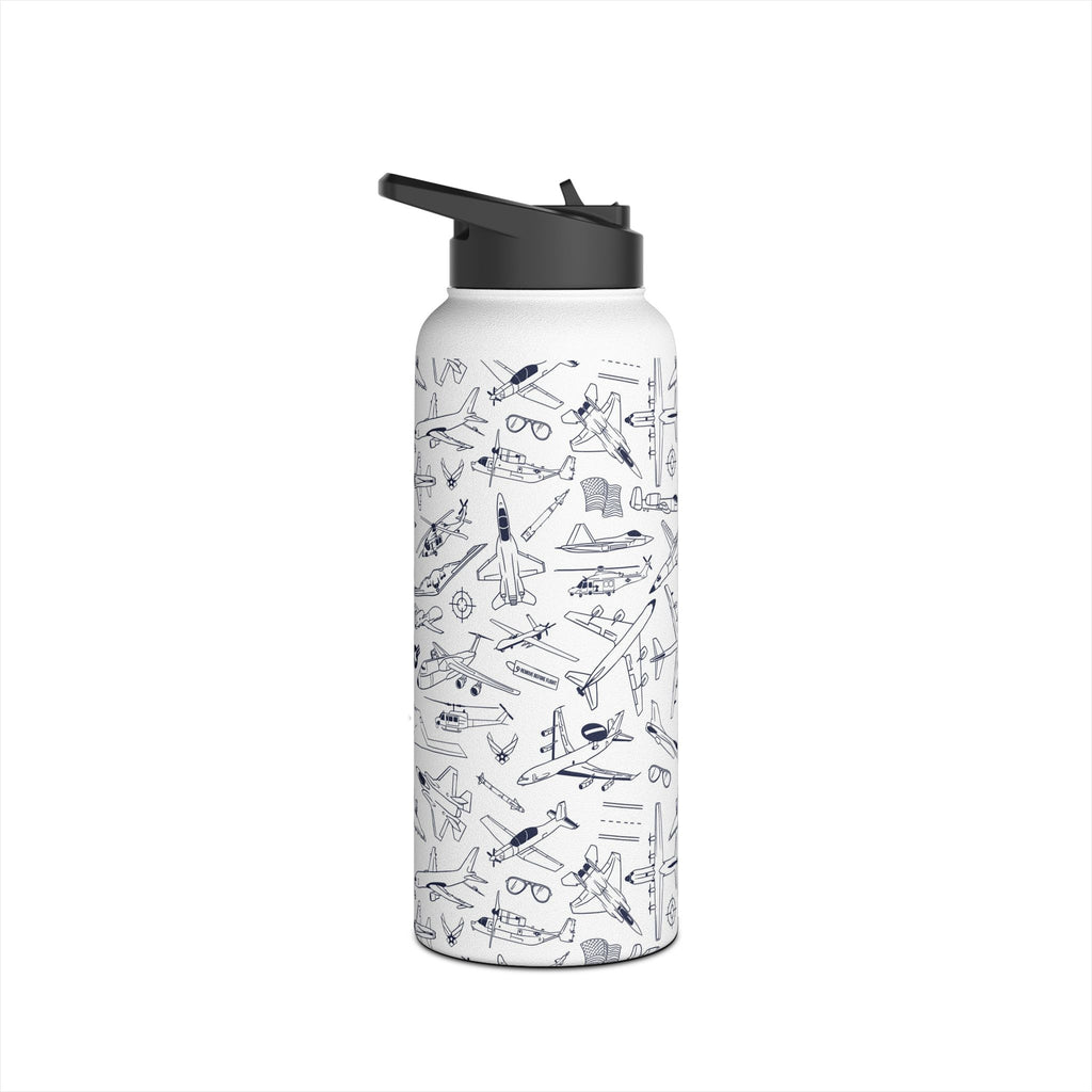 USAF Zoom + Boom Stainless Steel Water Bottles (12oz, 16oz, 32oz)