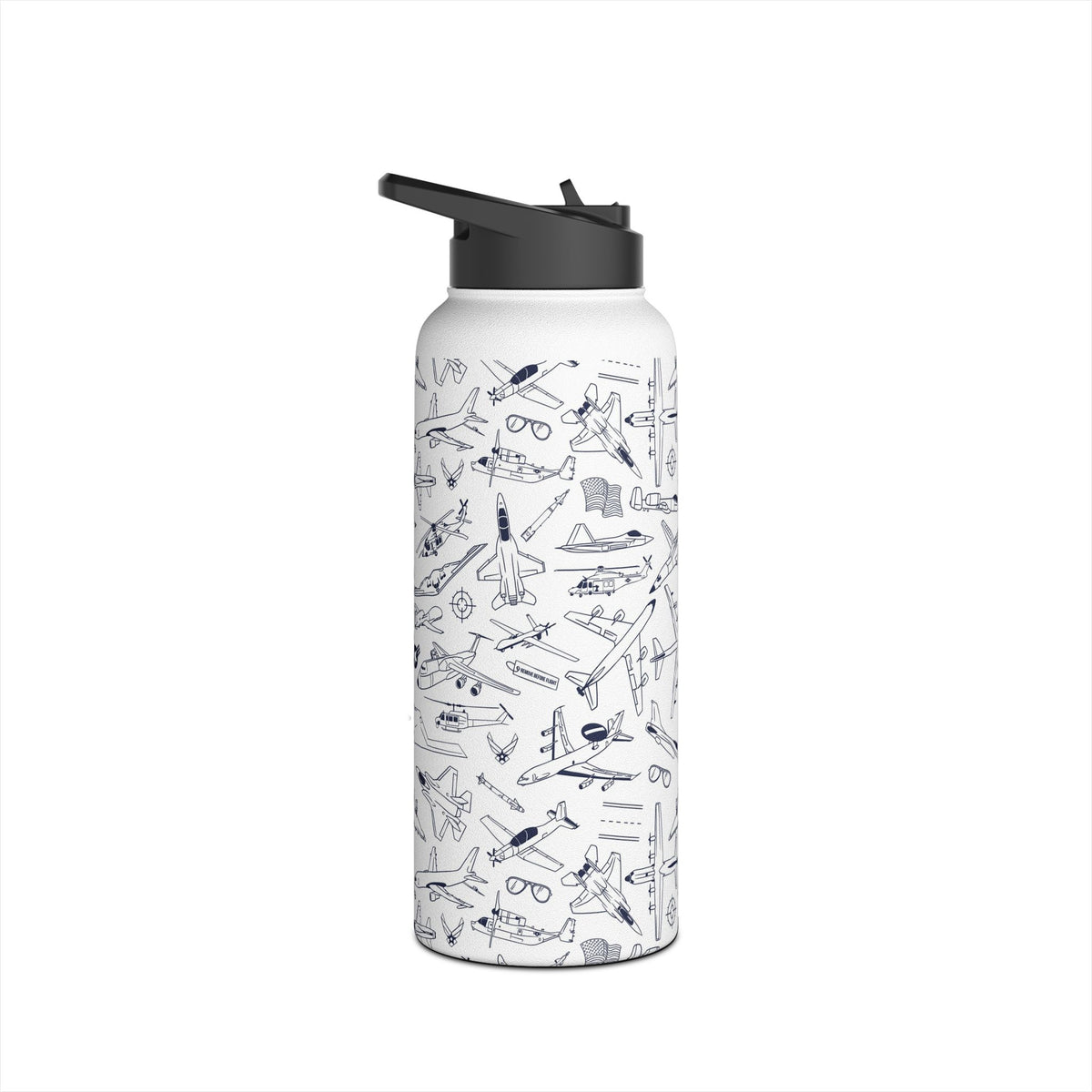 USAF Zoom + Boom Stainless Steel Water Bottles (12oz, 16oz, 32oz)