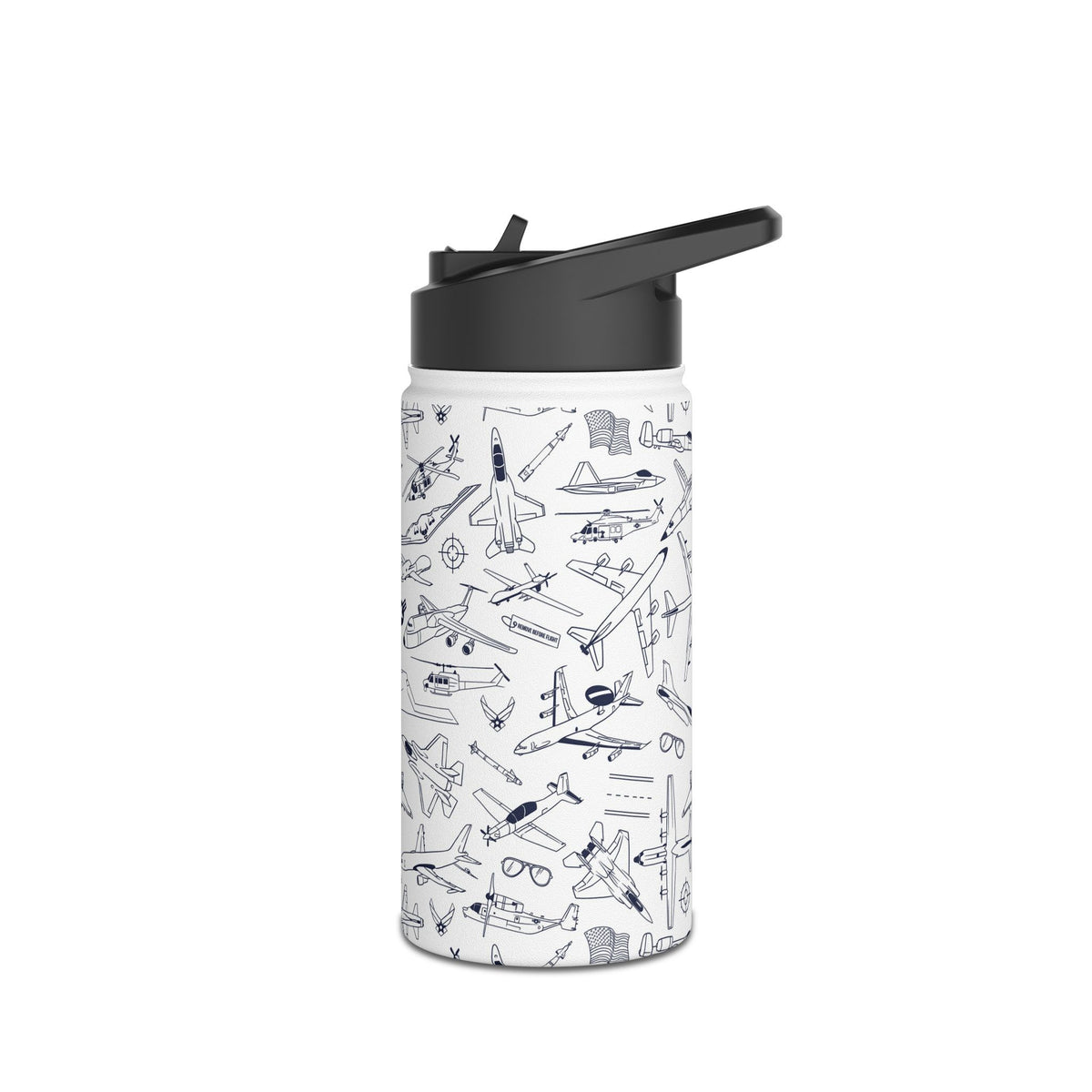 USAF Zoom + Boom Stainless Steel Water Bottles (12oz, 16oz, 32oz)