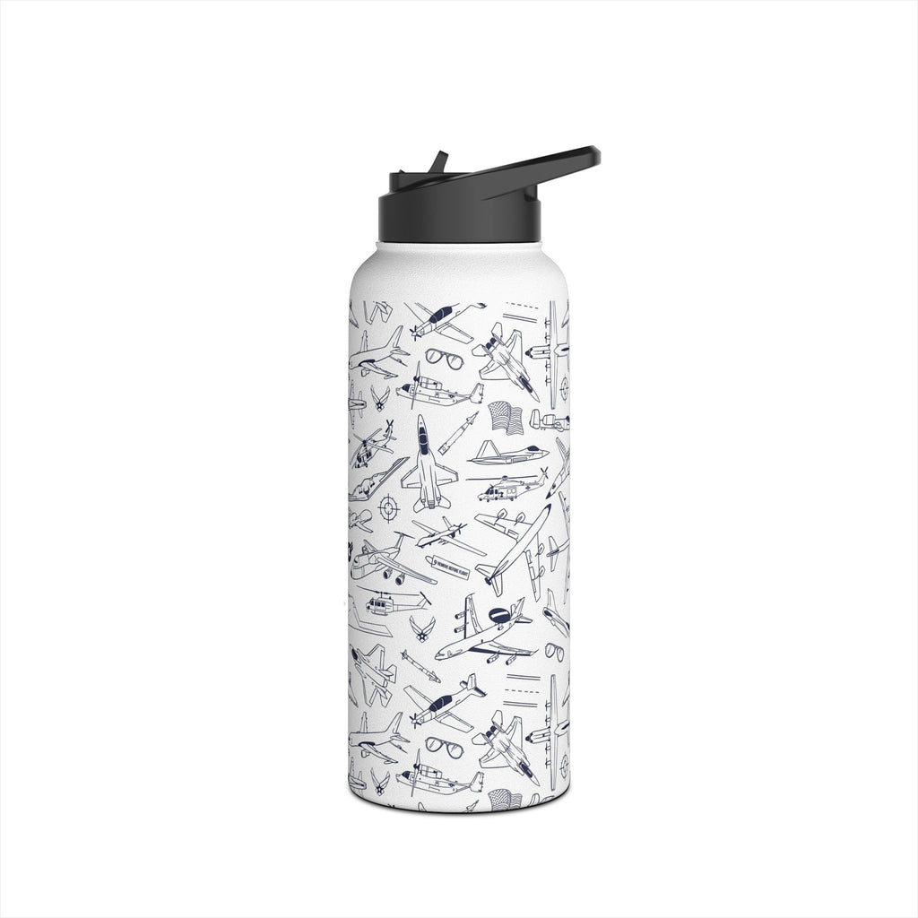 USAF Zoom + Boom Stainless Steel Water Bottles (12oz, 16oz, 32oz)