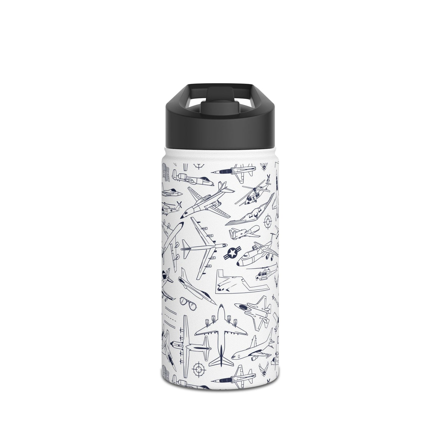 USAF Zoom + Boom Stainless Steel Water Bottles (12oz, 16oz, 32oz)