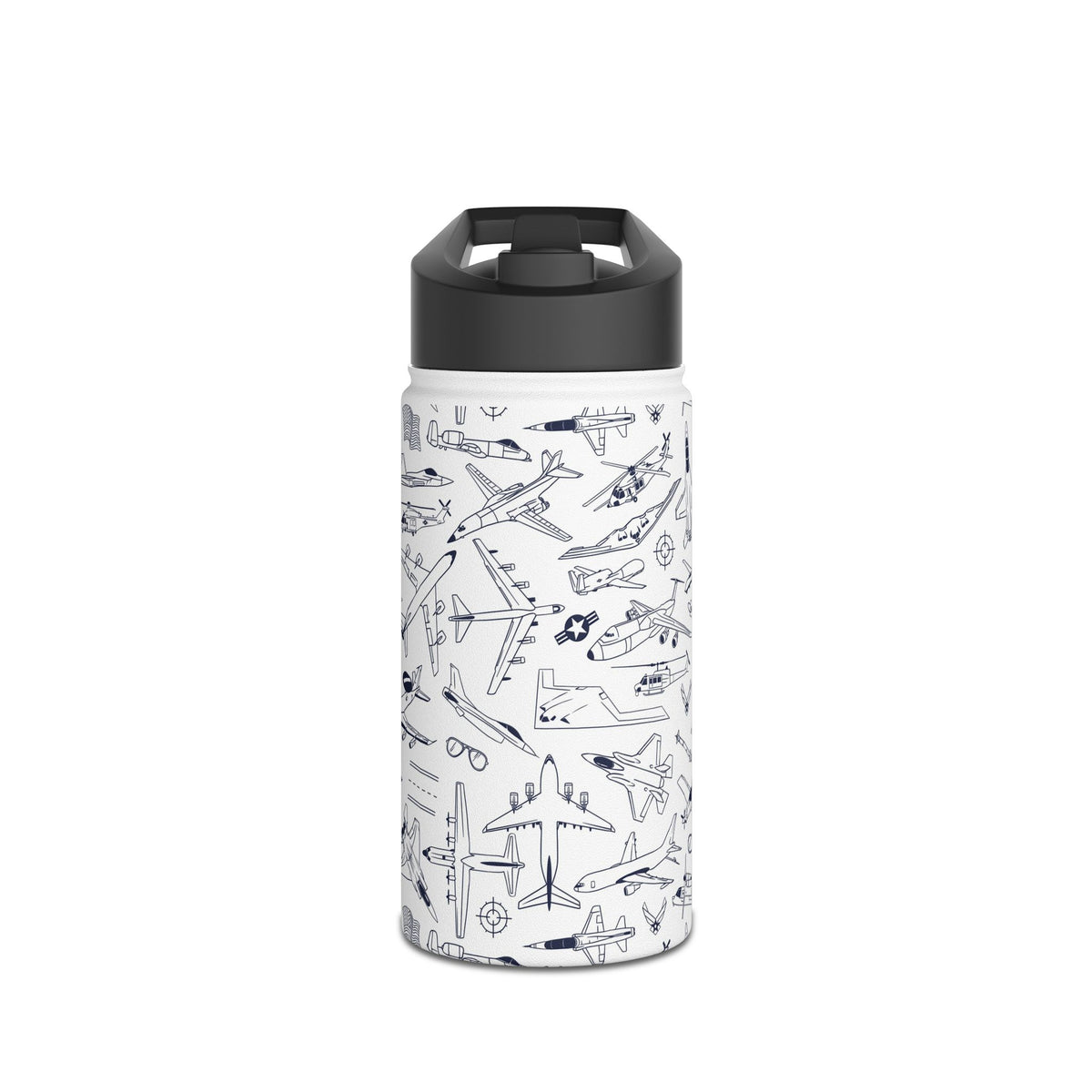 USAF Zoom + Boom Stainless Steel Water Bottles (12oz, 16oz, 32oz)