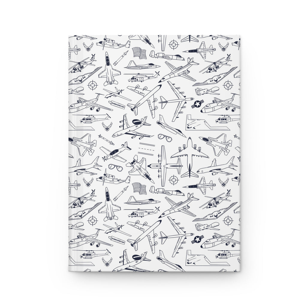 USAF Zoom + Boom Hardcover Journal/Notebook