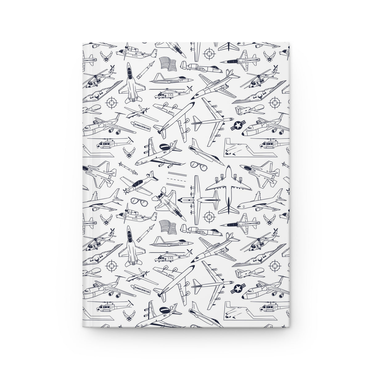 USAF Zoom + Boom Hardcover Journal/Notebook