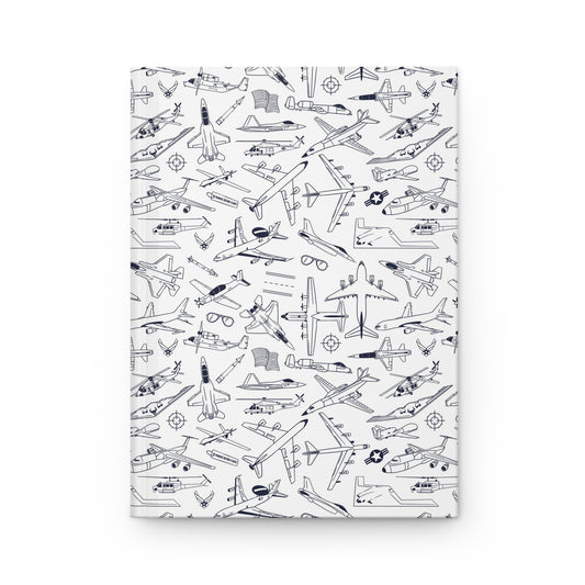 USAF Zoom + Boom Hardcover Journal/Notebook