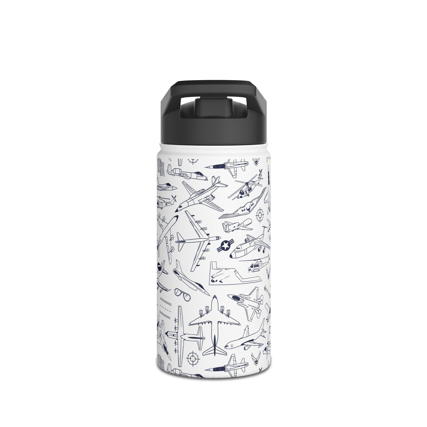 USAF Zoom + Boom Stainless Steel Water Bottles (12oz, 16oz, 32oz)