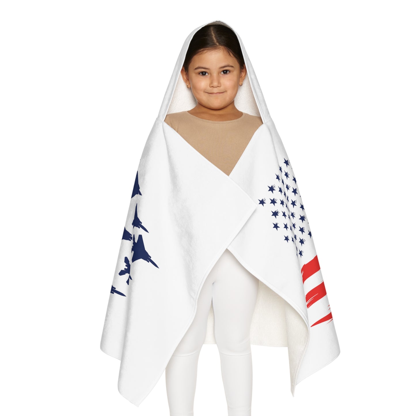 F-15 American Flag Youth Hooded Towel