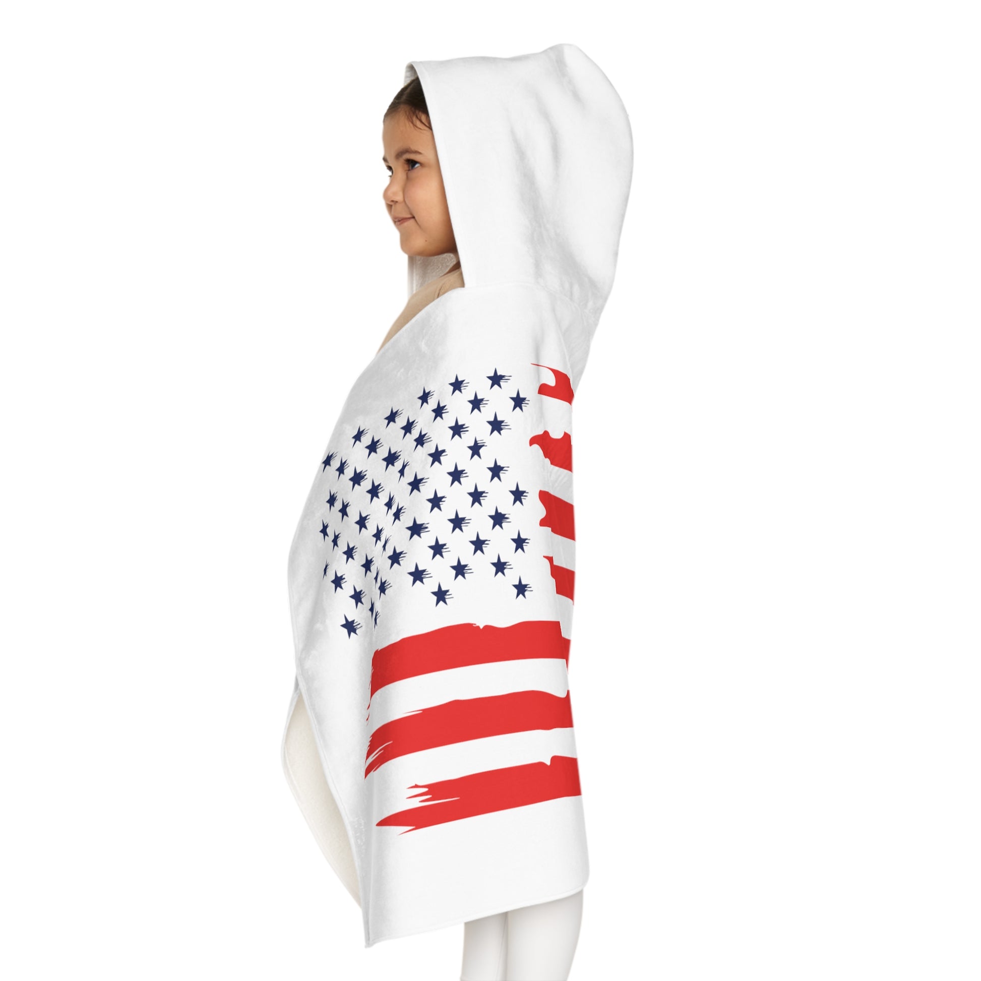 F-16 American Flag Youth Hooded Towel