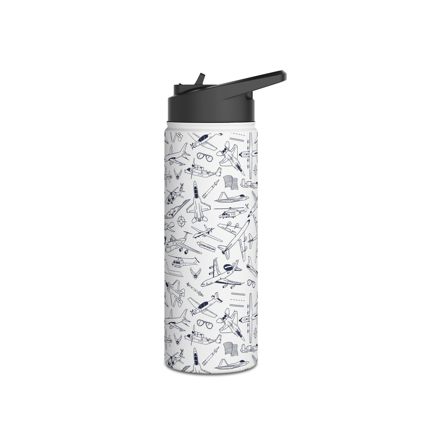 USAF Zoom + Boom Stainless Steel Water Bottles (12oz, 16oz, 32oz)