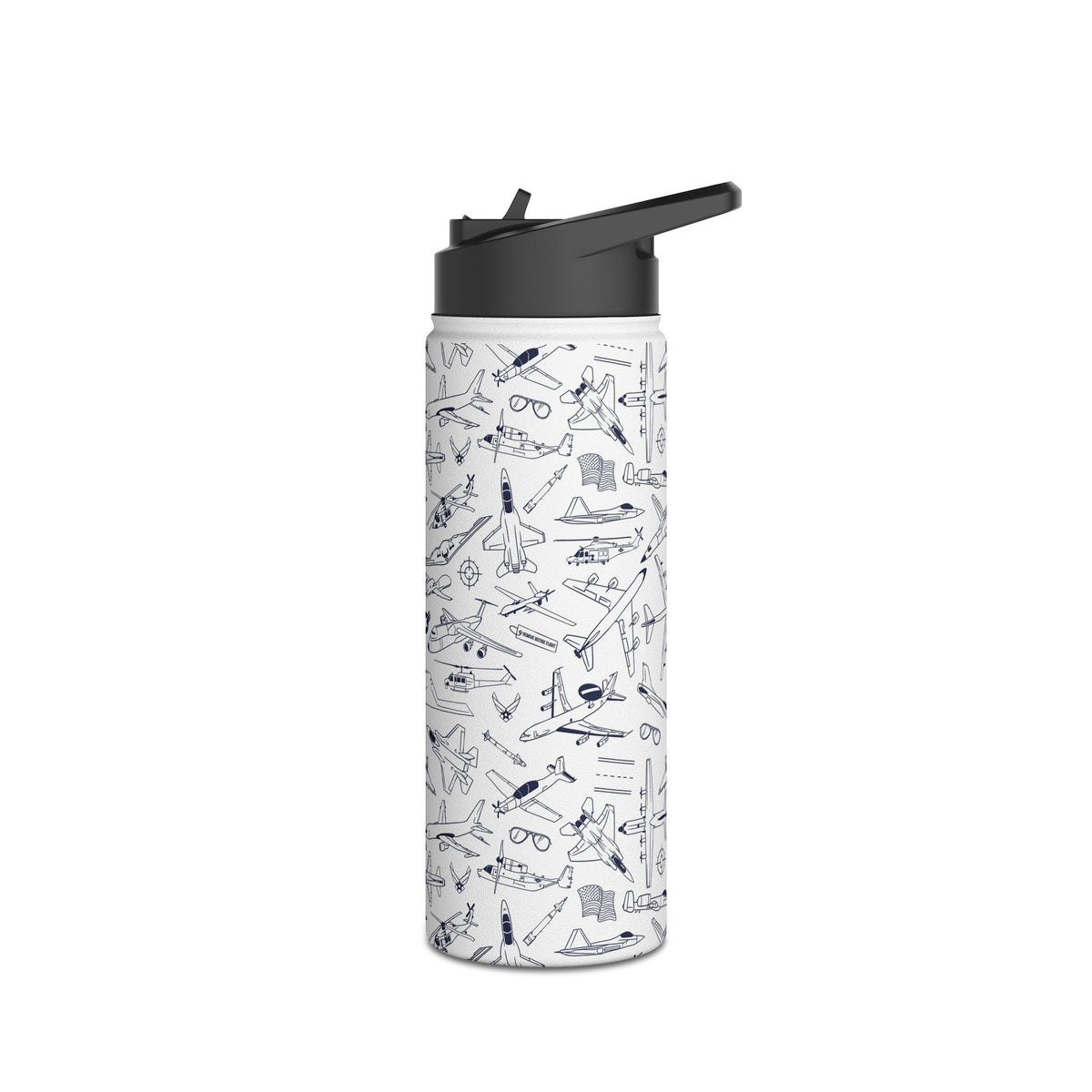USAF Zoom + Boom Stainless Steel Water Bottles (12oz, 16oz, 32oz)