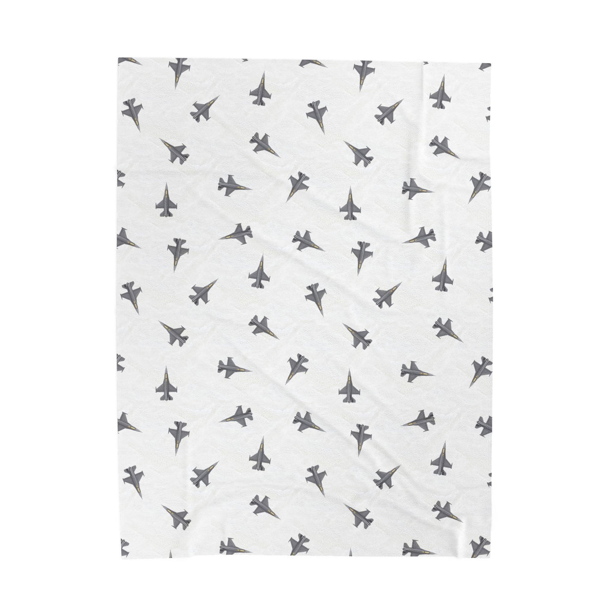 F-16 Viper Lil Pilots Collection Plush Blanket (60" X 80" Twin size)