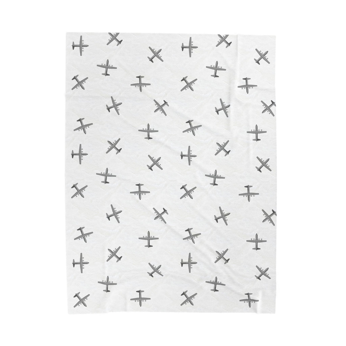 C-130 Hercules Lil Pilots Collection Plush Blanket (60" X 80" Twin size)
