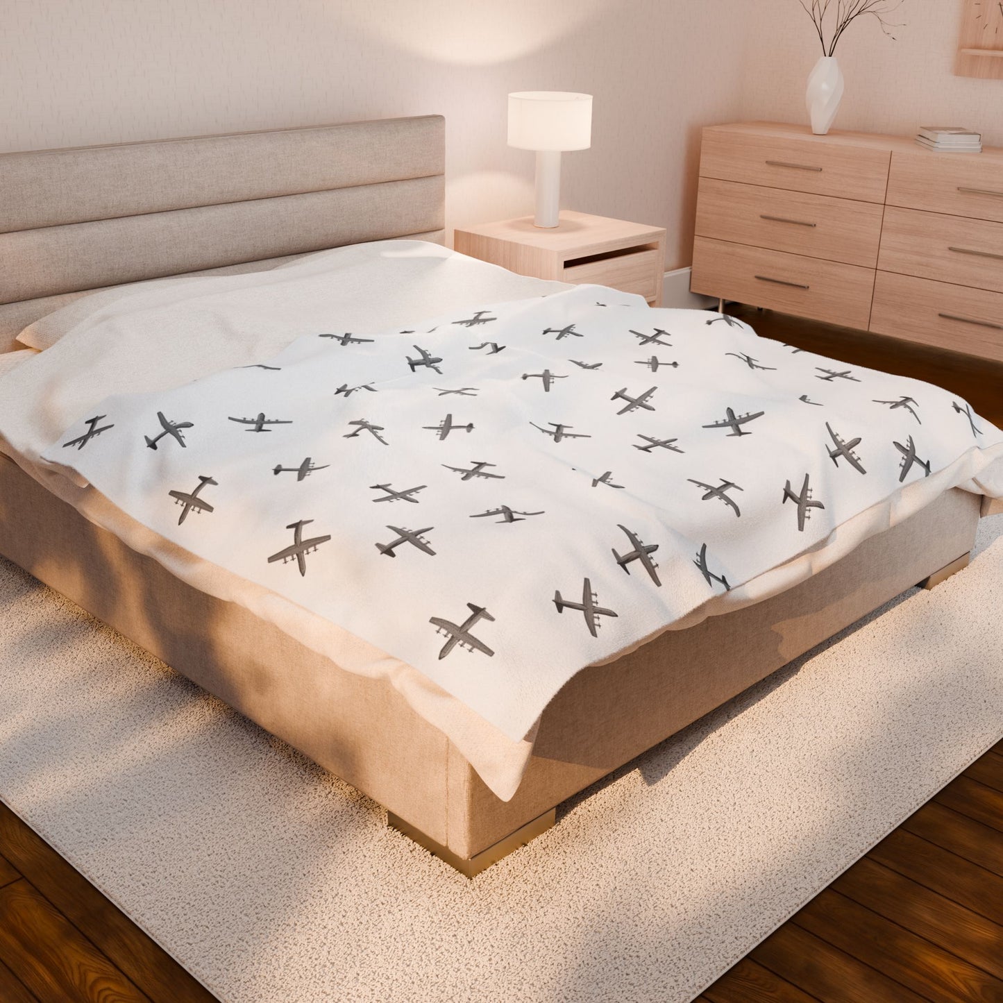 C-130 Hercules Lil Pilots Collection Plush Blanket (3 sizes)