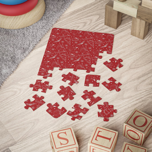 F-35 It's a Fighter Jet Christmas (Choose your jet)  Kids Puzzle (30-Piece)