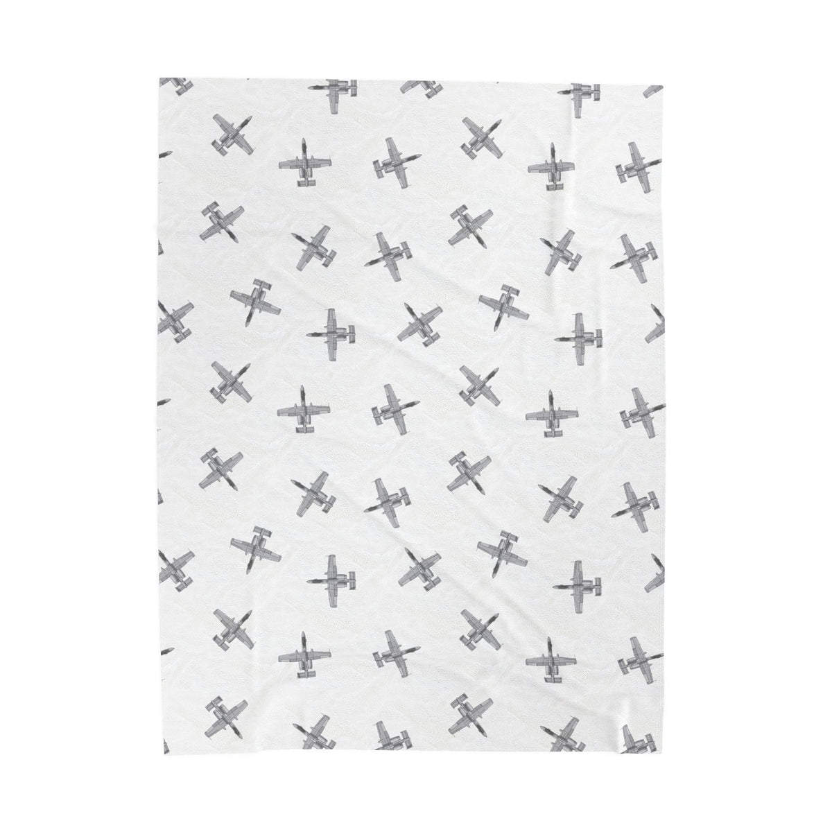 A-10 Warthog Lil Pilots Collection Plush Blanket (60" X 80" Twin Size)