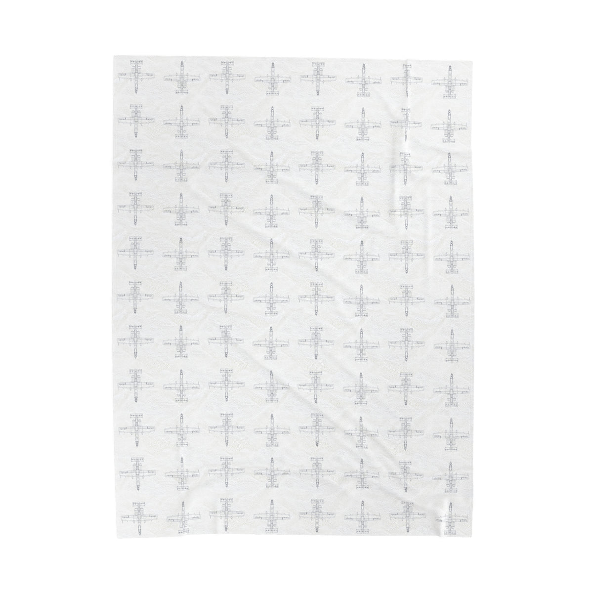Lil Posh Shop blueprint Fighter Jet Blanket