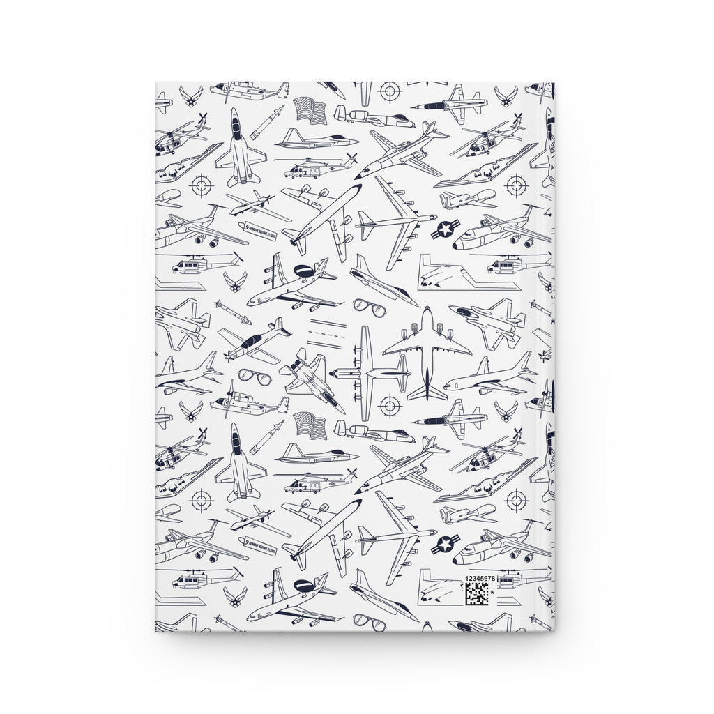 USAF Zoom + Boom Hardcover Journal/Notebook