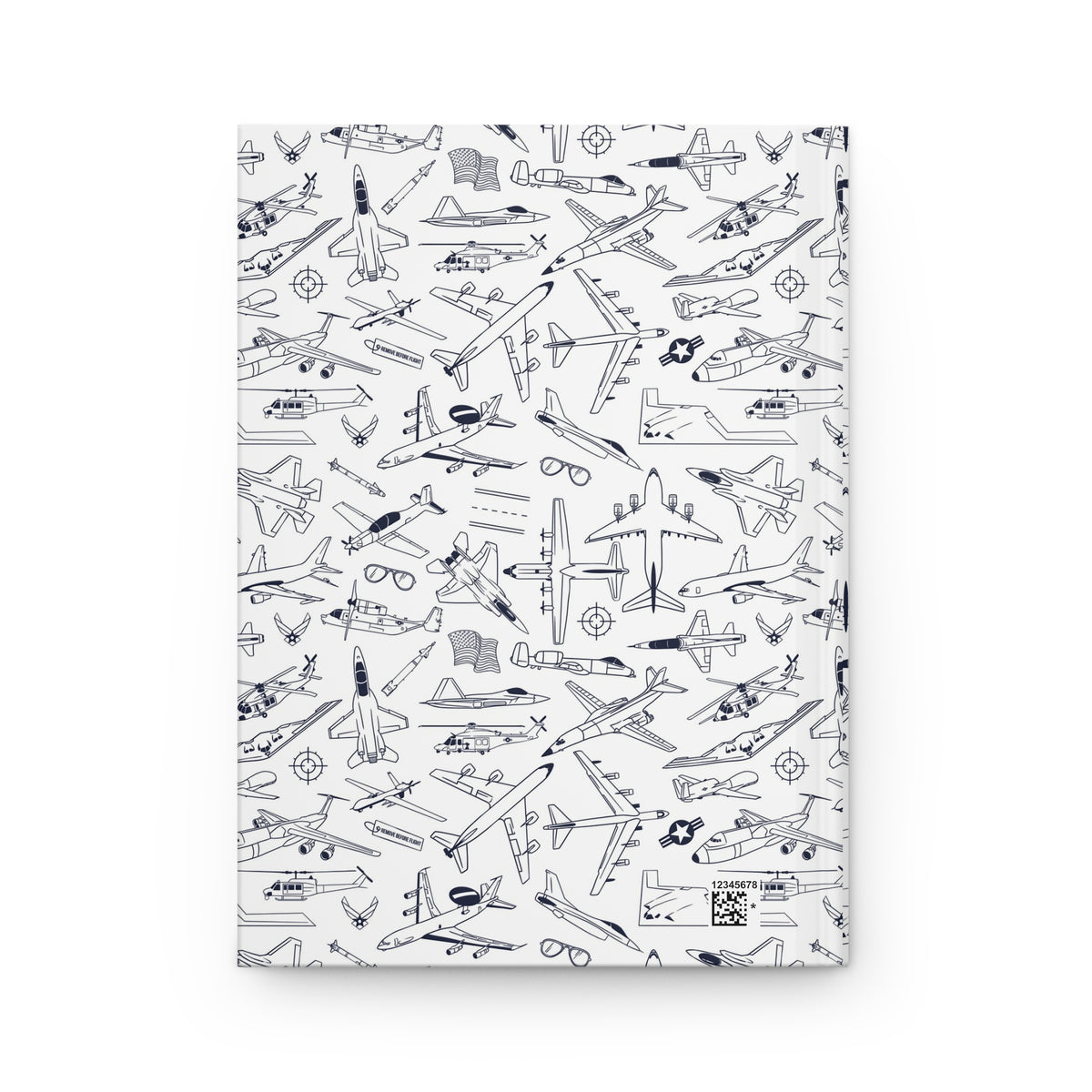 USAF Zoom + Boom Hardcover Journal/Notebook