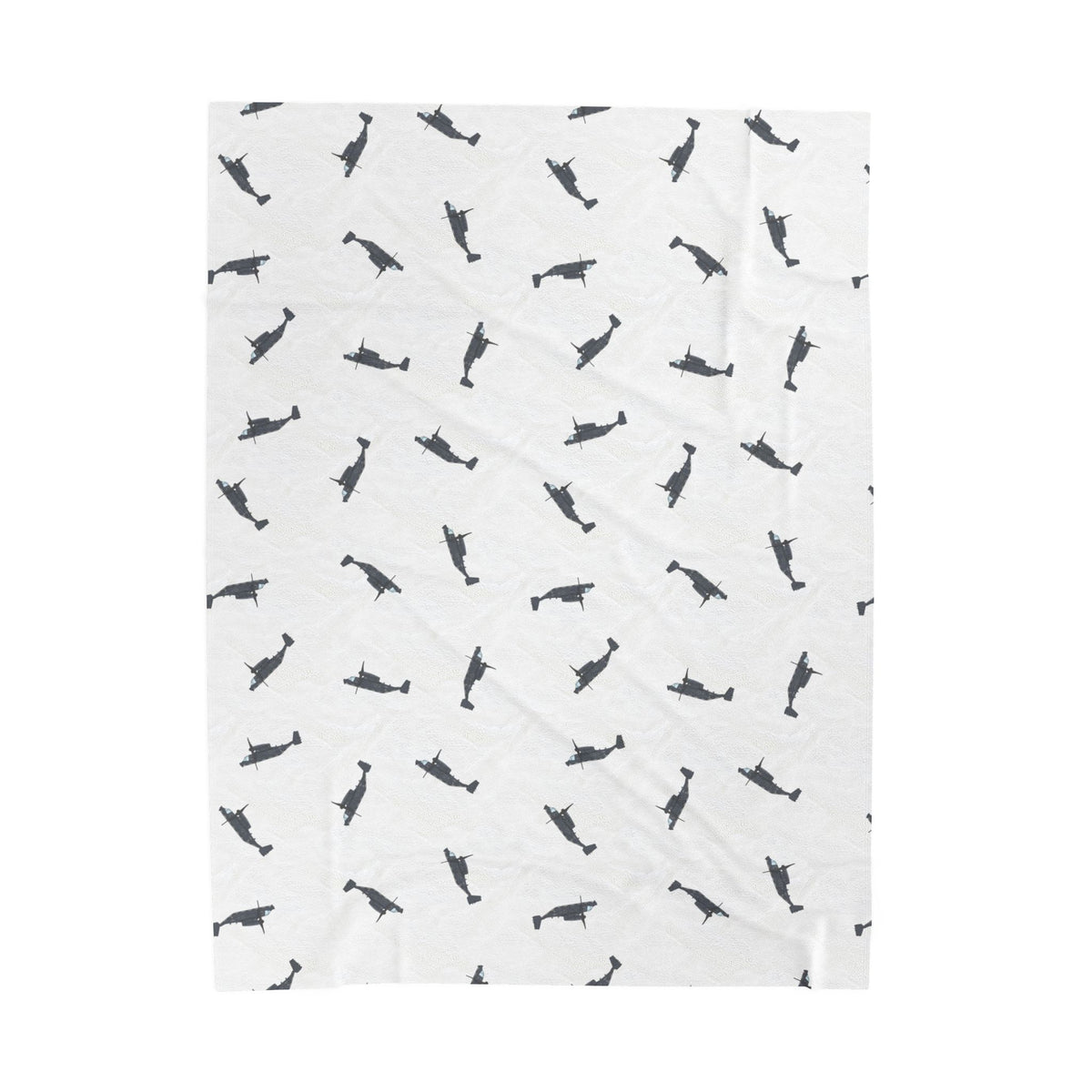CV-22 Osprey Lil Pilots Collection Plush Blanket (60" X 80" Twin Size)