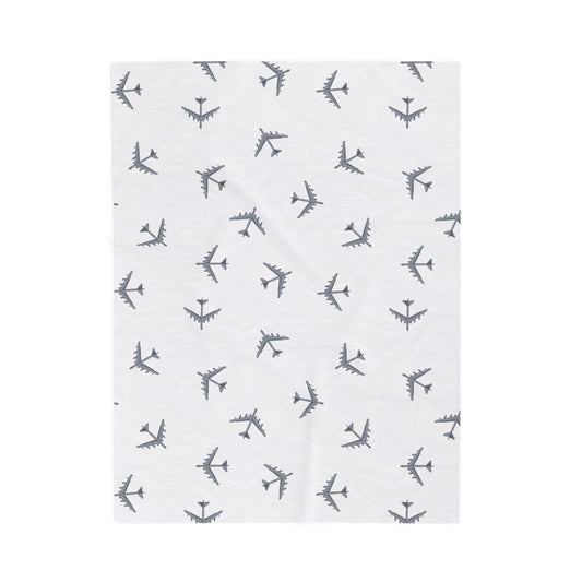 B-52 Stratofortress Lil Pilots Collection Plush Blanket (3 sizes)