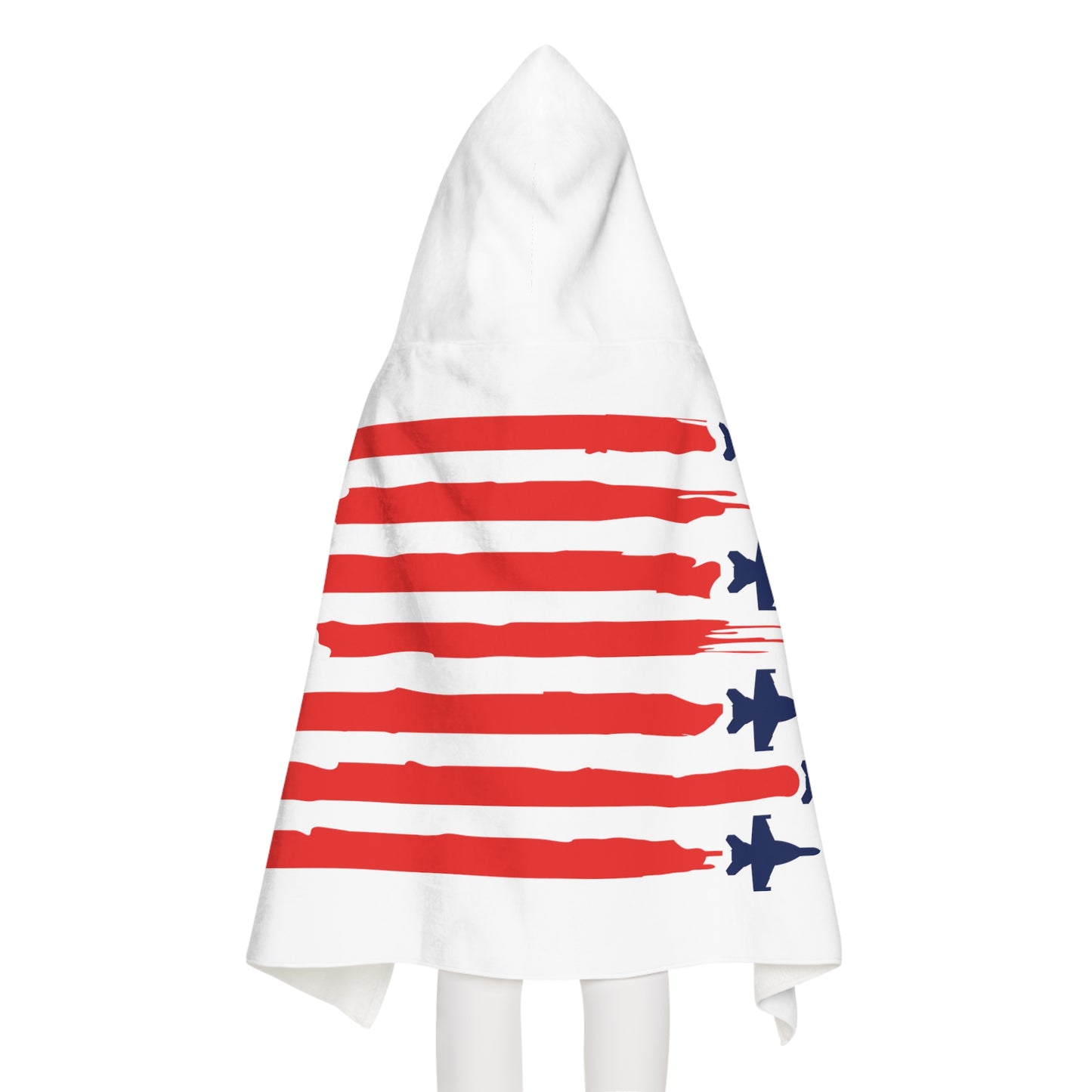 American Flag Youth Hooded Towel