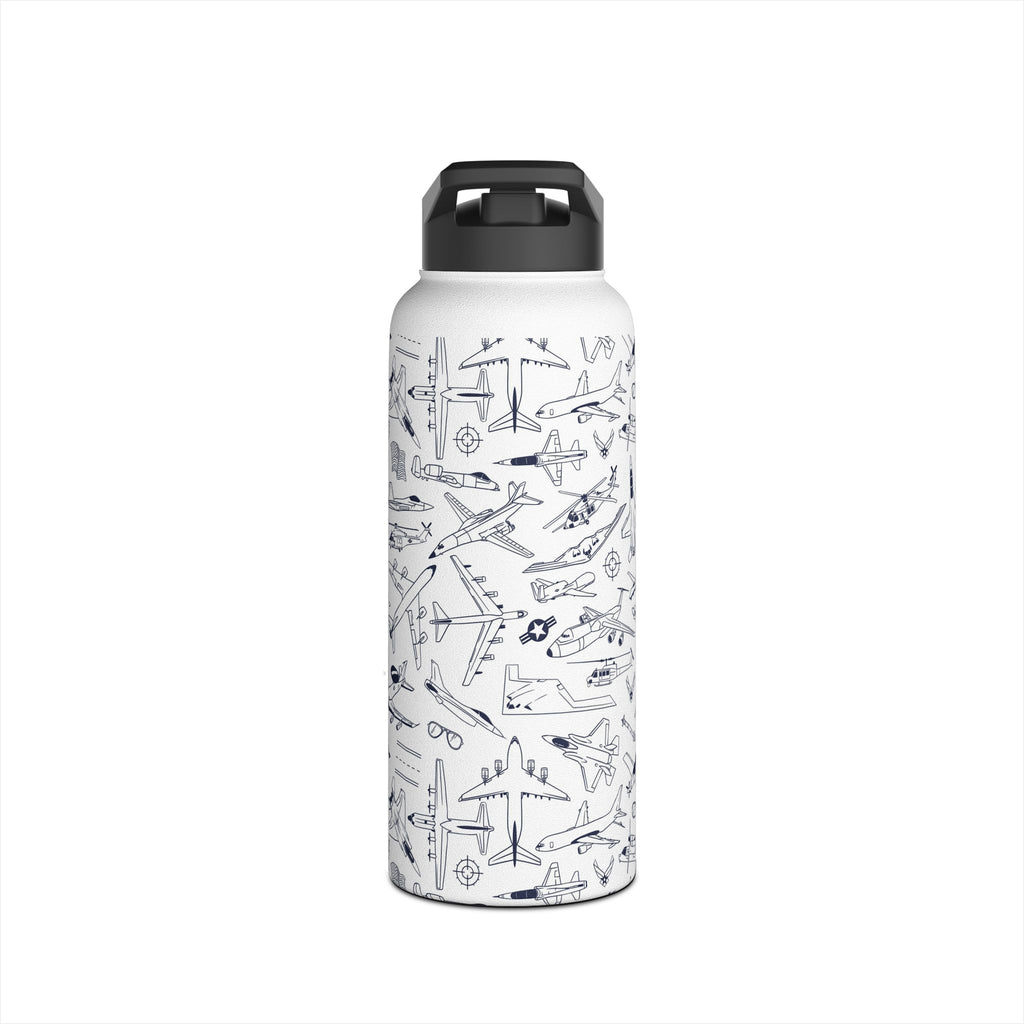 USAF Zoom + Boom Stainless Steel Water Bottles (12oz, 16oz, 32oz)