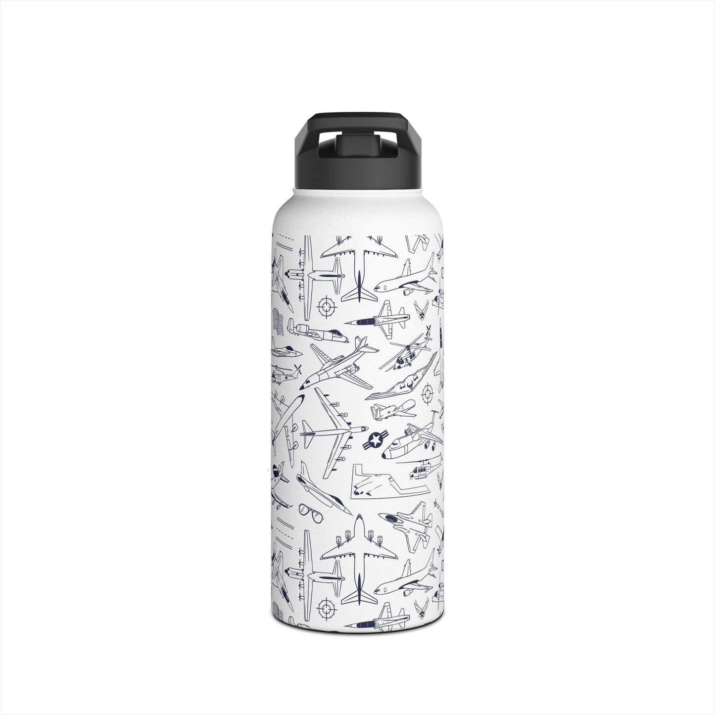 USAF Zoom + Boom Stainless Steel Water Bottles (12oz, 16oz, 32oz)